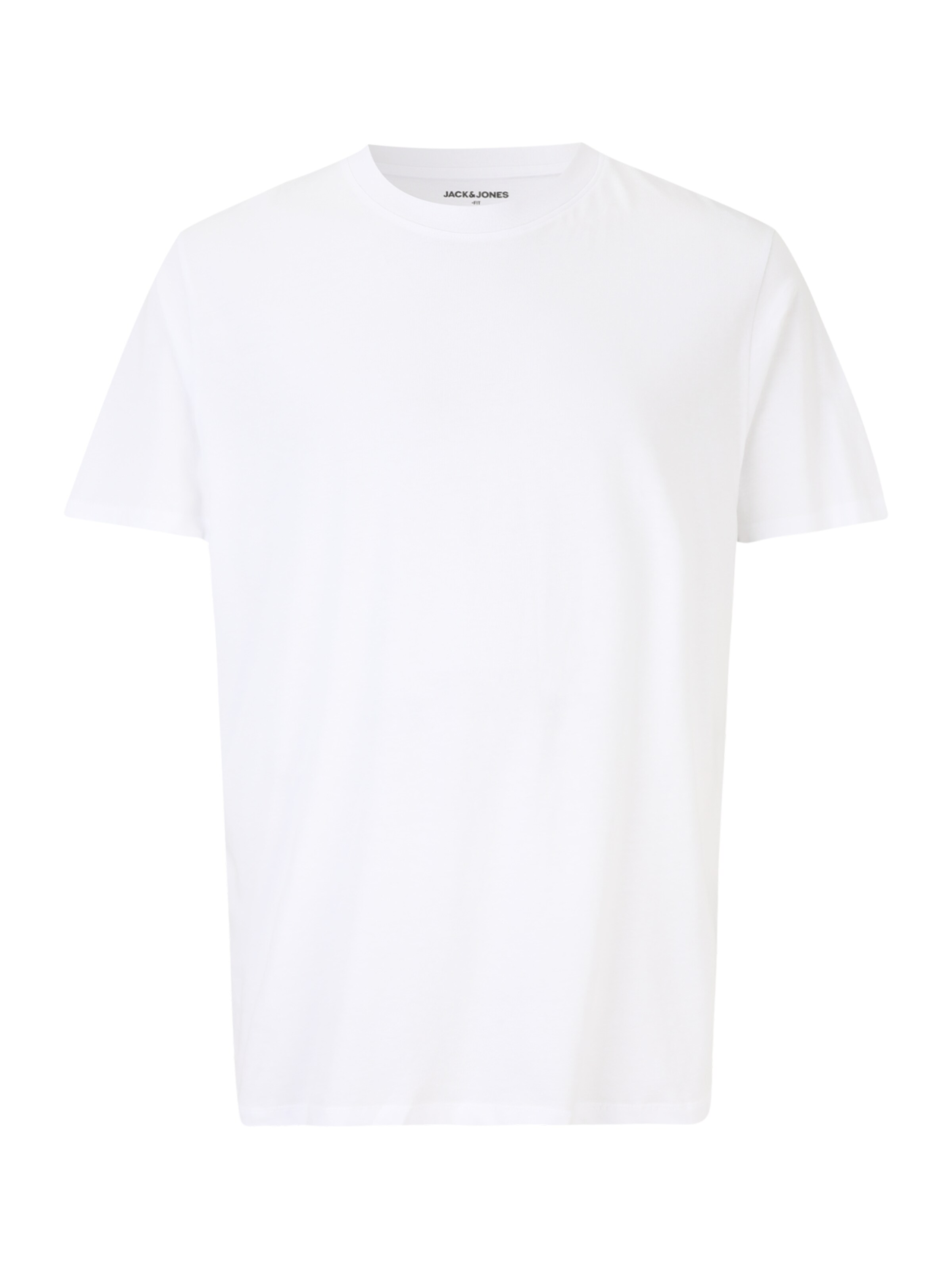 Jack & Jones Plus Shirt 'JJEBradley' in White: front
