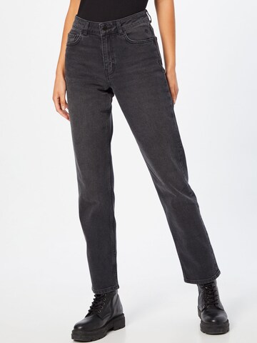 NU-IN Regular Jeans in Black: front