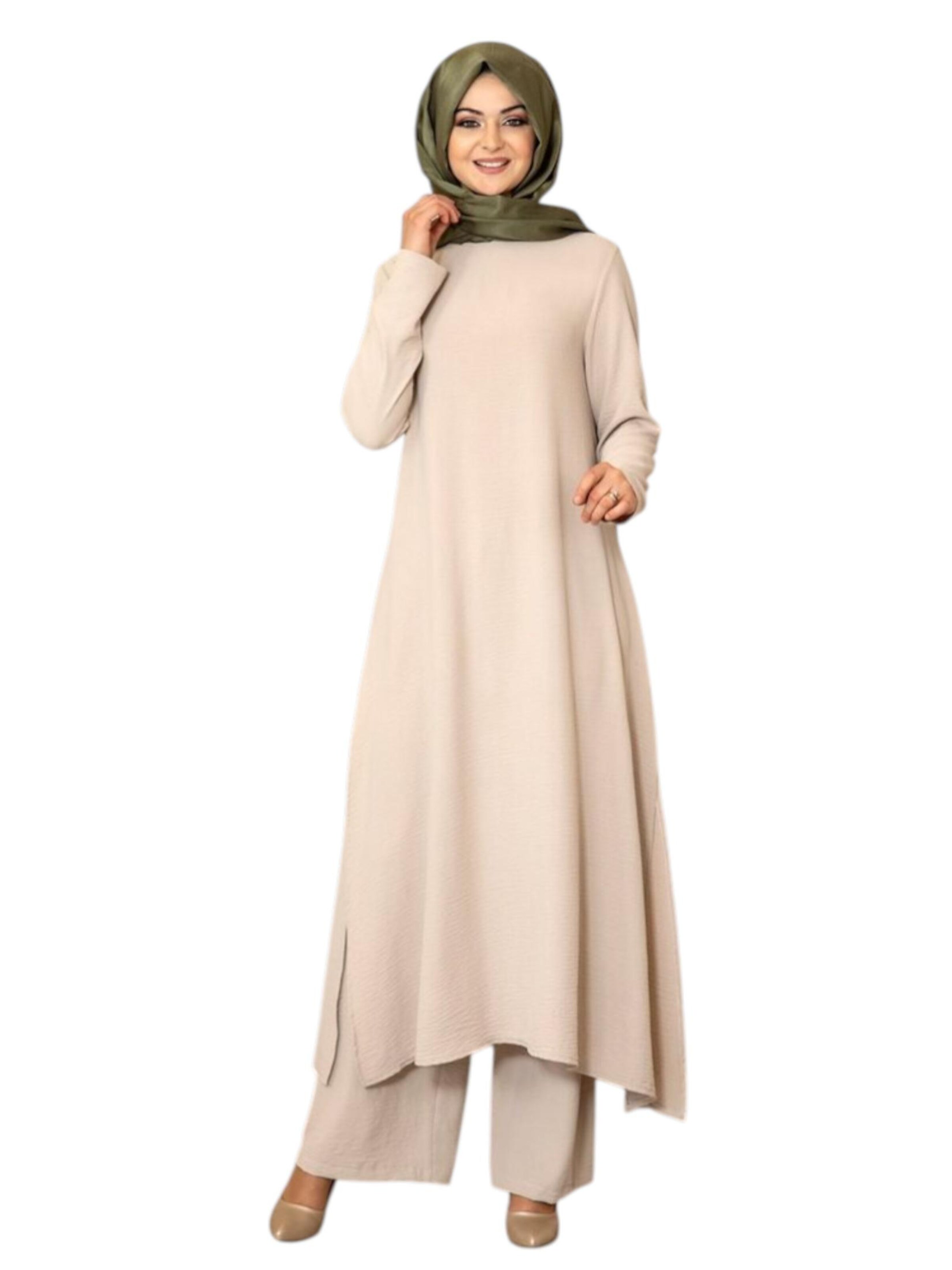 fashionshowcase Pantsuit 'Modest ECE-Set' in Beige