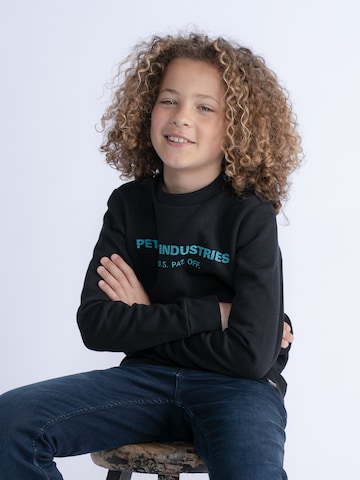 Petrol Industries Sweatshirt 'DeKalb' in Black: front