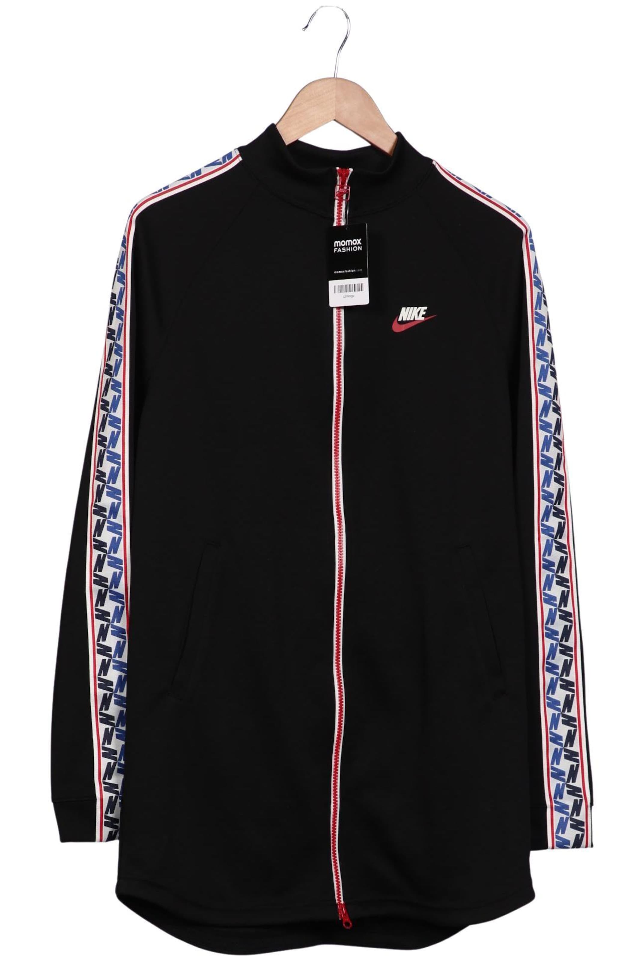 NIKE Sweatshirt & Zip-Up Hoodie in M in Black: front