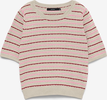 smėlio VERO MODA Megztinis 'VMMONICA': priekis