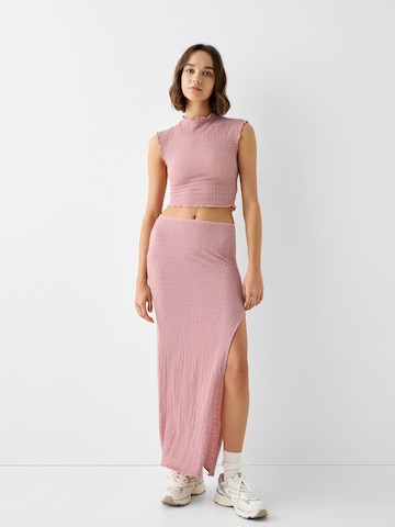 Jupe Bershka en rose