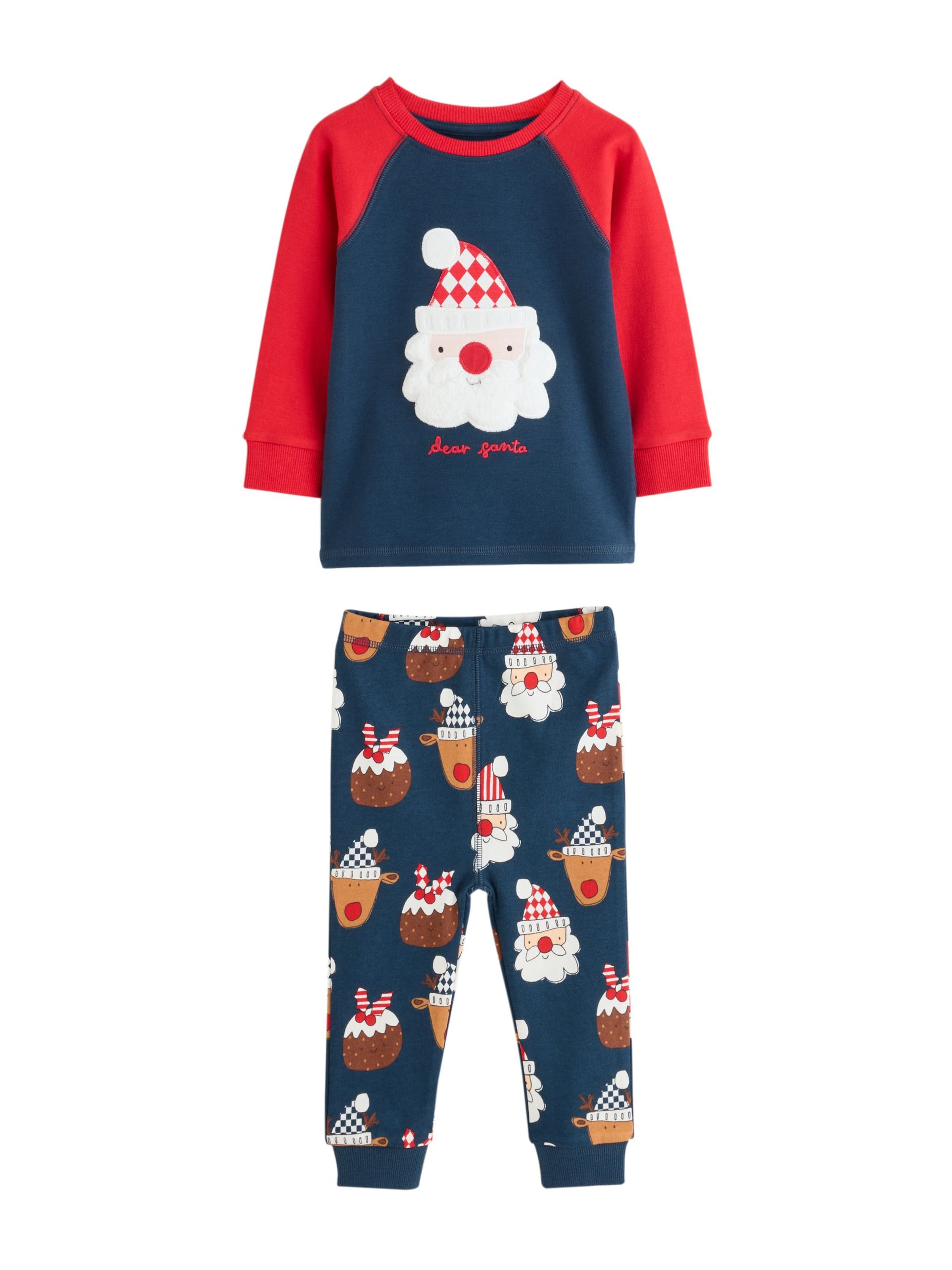 Next - Pijama en azul: frente