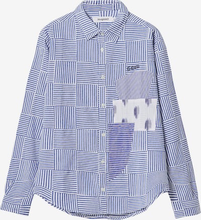 Desigual Button Up Shirt in Blue / White, Item view
