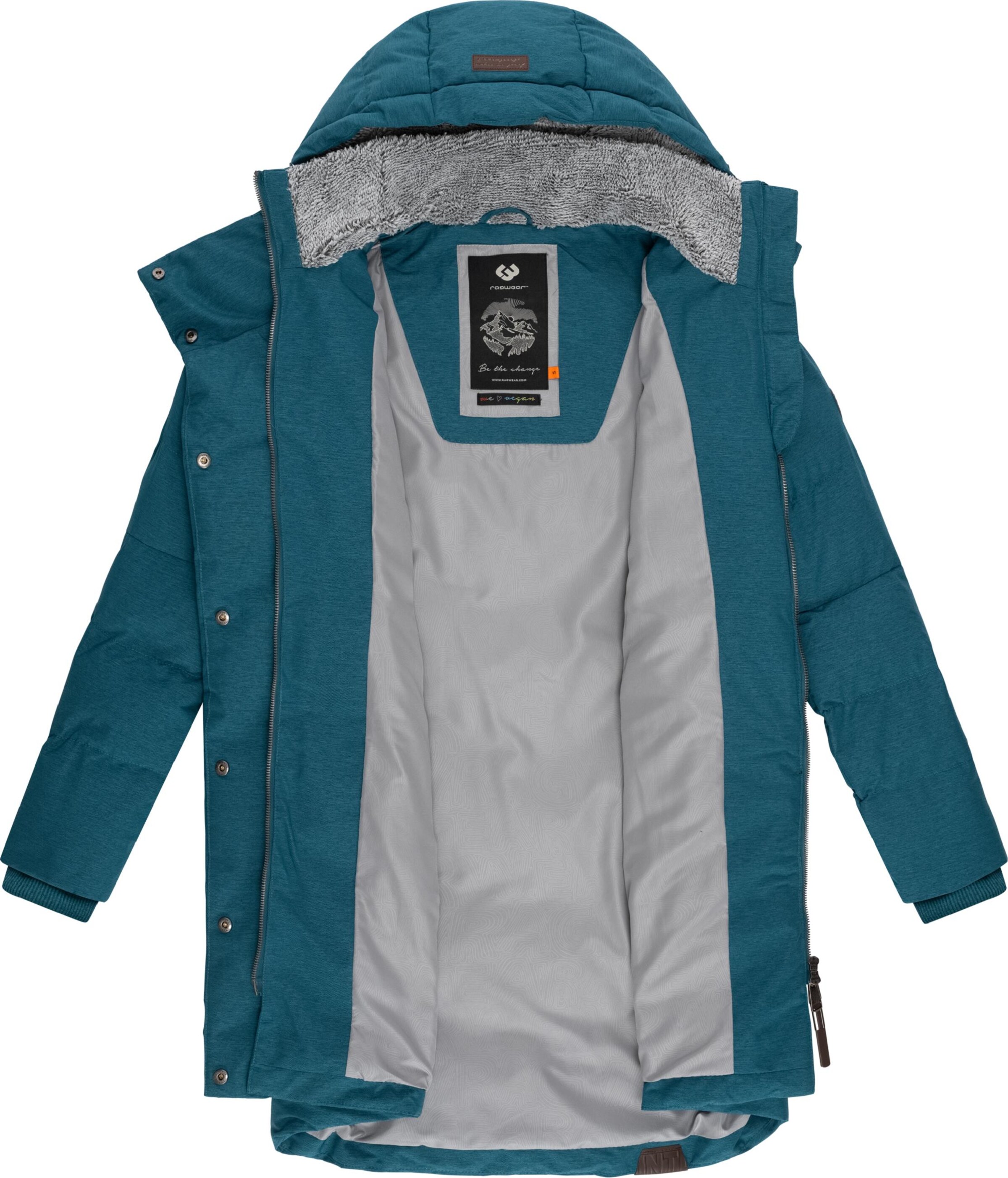 Ragwear Wintermantel 'Pavla' in Blauw