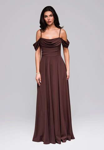 Ombre Avondjurk in Bruin