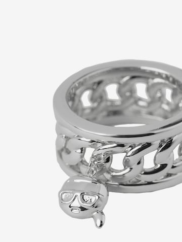Karl Lagerfeld Ring 'Ikonik' in Silver