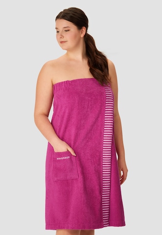 SCHIESSER Towel 'Rom' in Pink: front