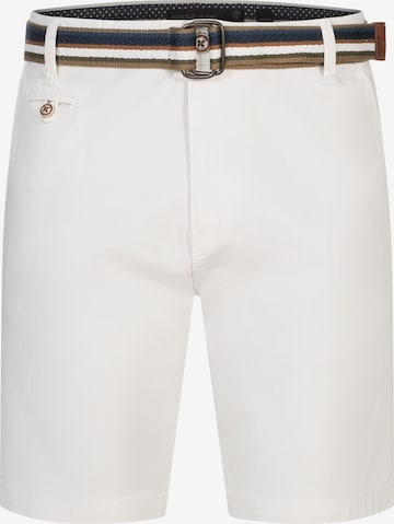INDICODE JEANS Shorts 'Thews' in Weiß: Vorderseite