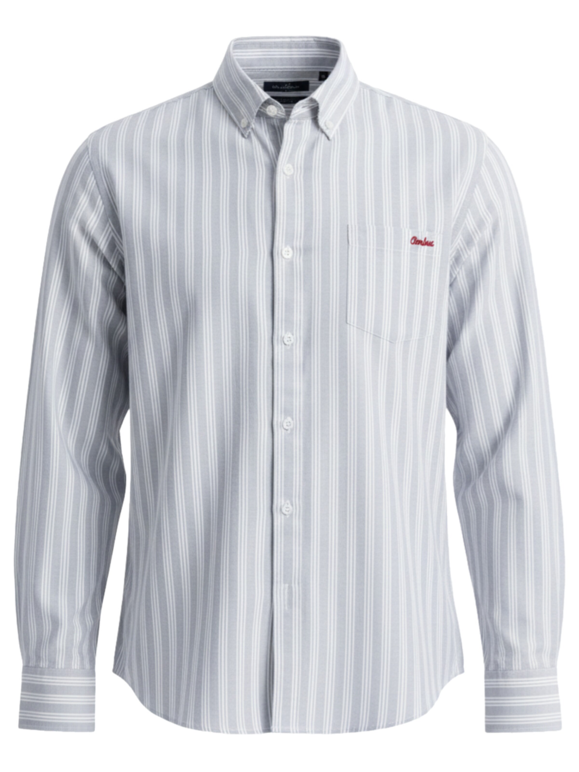 Fit confort Chemise Ombre en gris : devant