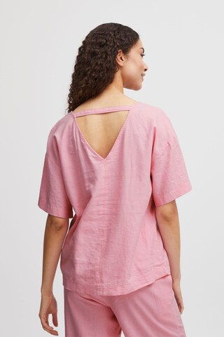 b.young - Camisa 'falakka' em rosa