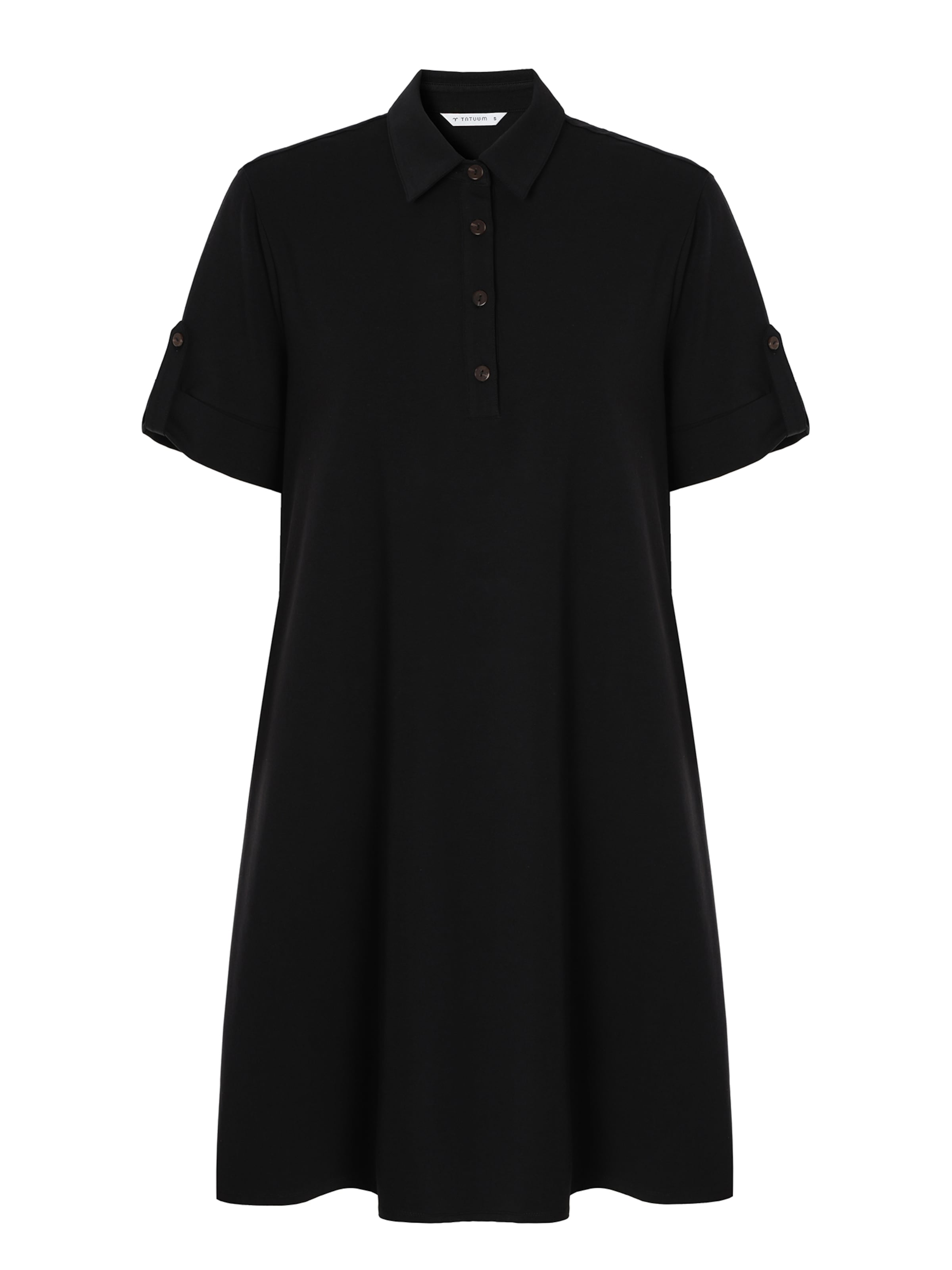 TATUUMHaljina - crna boja: prednji dio