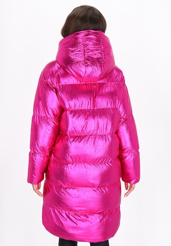 faina - Sobretudo de inverno em rosa