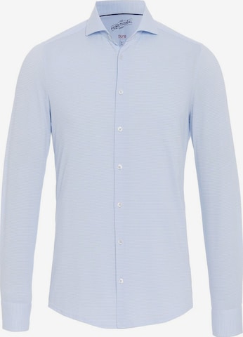 PURE Slim fit Button Up Shirt in Blue: front
