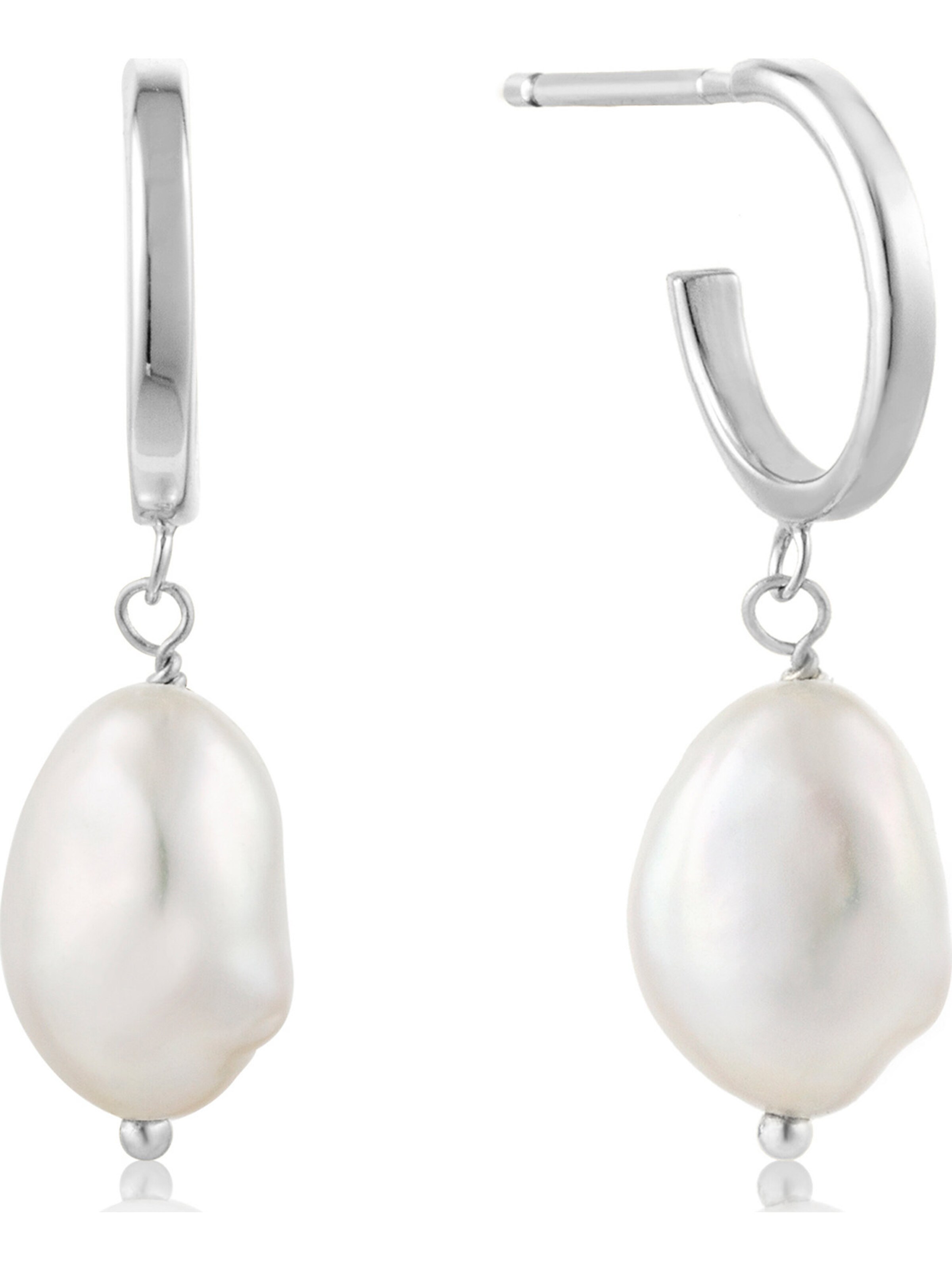 ANIA HAIE Creolen in Silber: Vorderseite