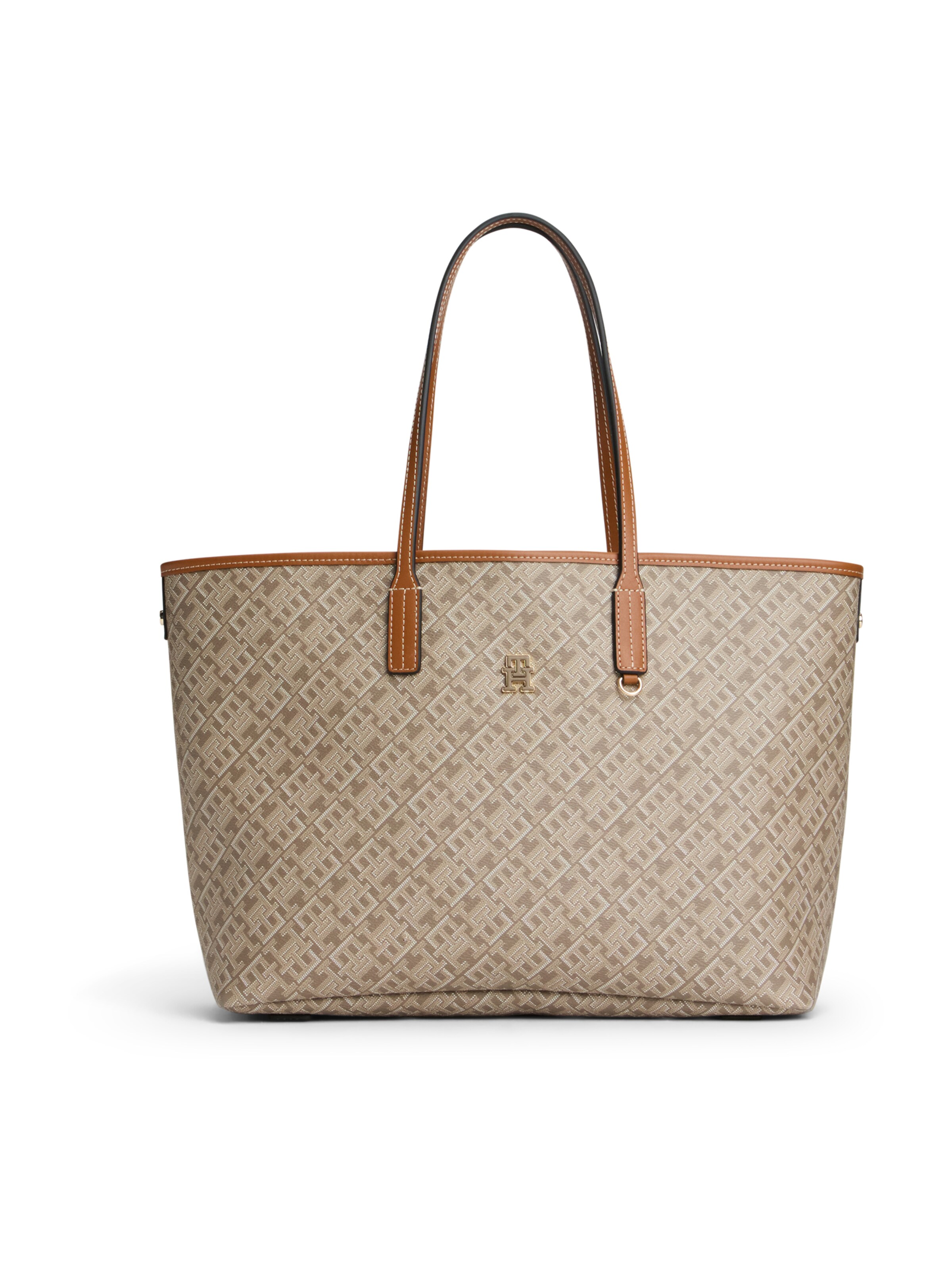 Shopper di TOMMY HILFIGER in verde: frontale