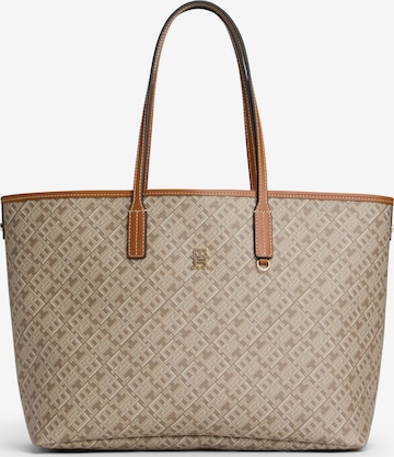 Shopper di TOMMY HILFIGER in verde: frontale