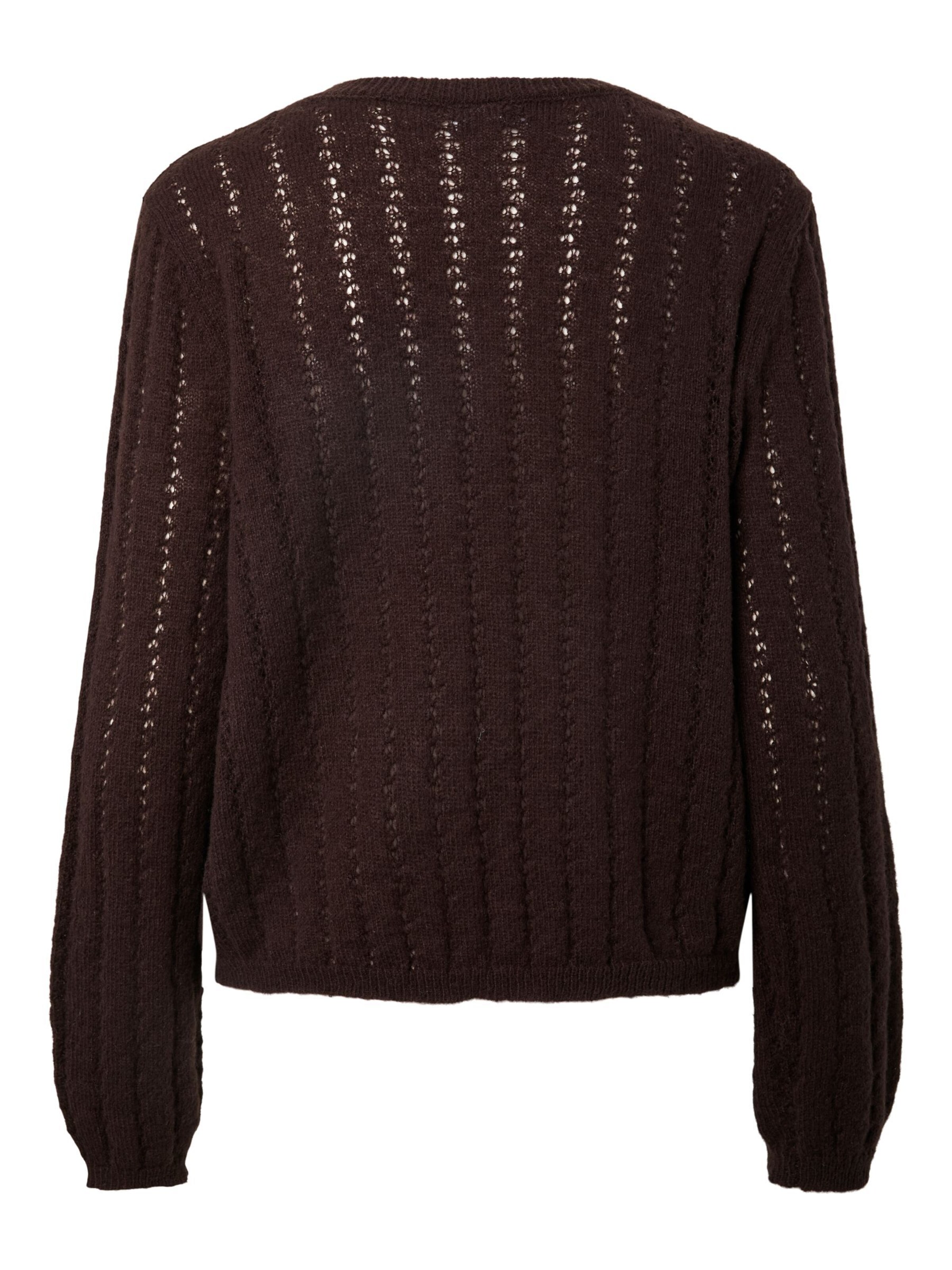 PIECES Pullover in Braun