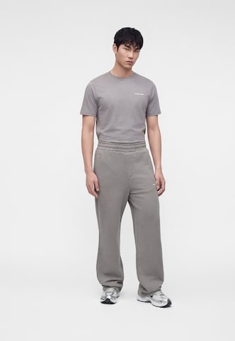 Largi Pantaloni de la Pegador pe gri