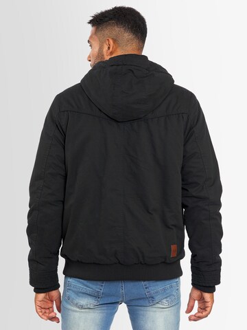 Alessandro Salvarini Winter Jacket 'Rigio' in Black