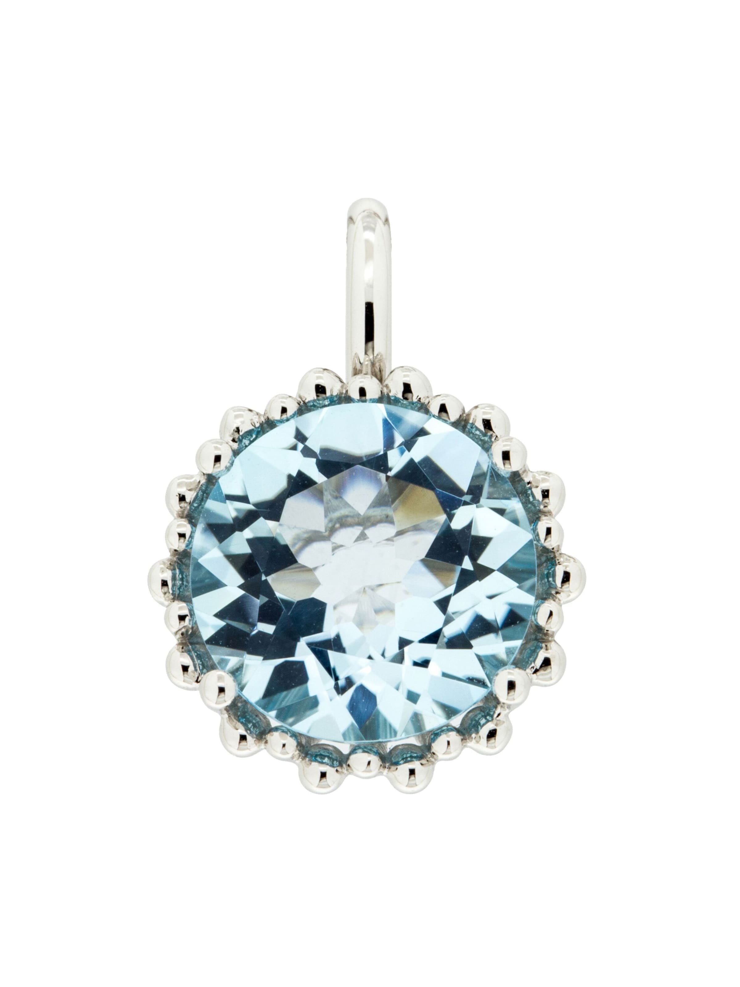 Pendentif Orolino en argent : devant