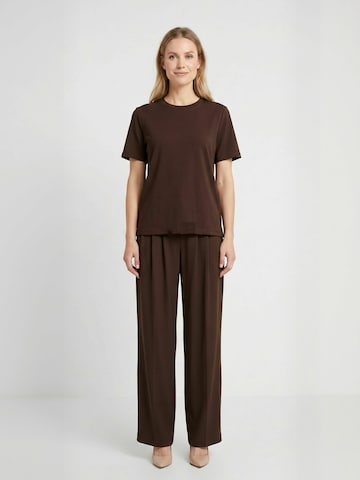 Regular Pantalon ' Amina ' Opal Studio en marron : devant