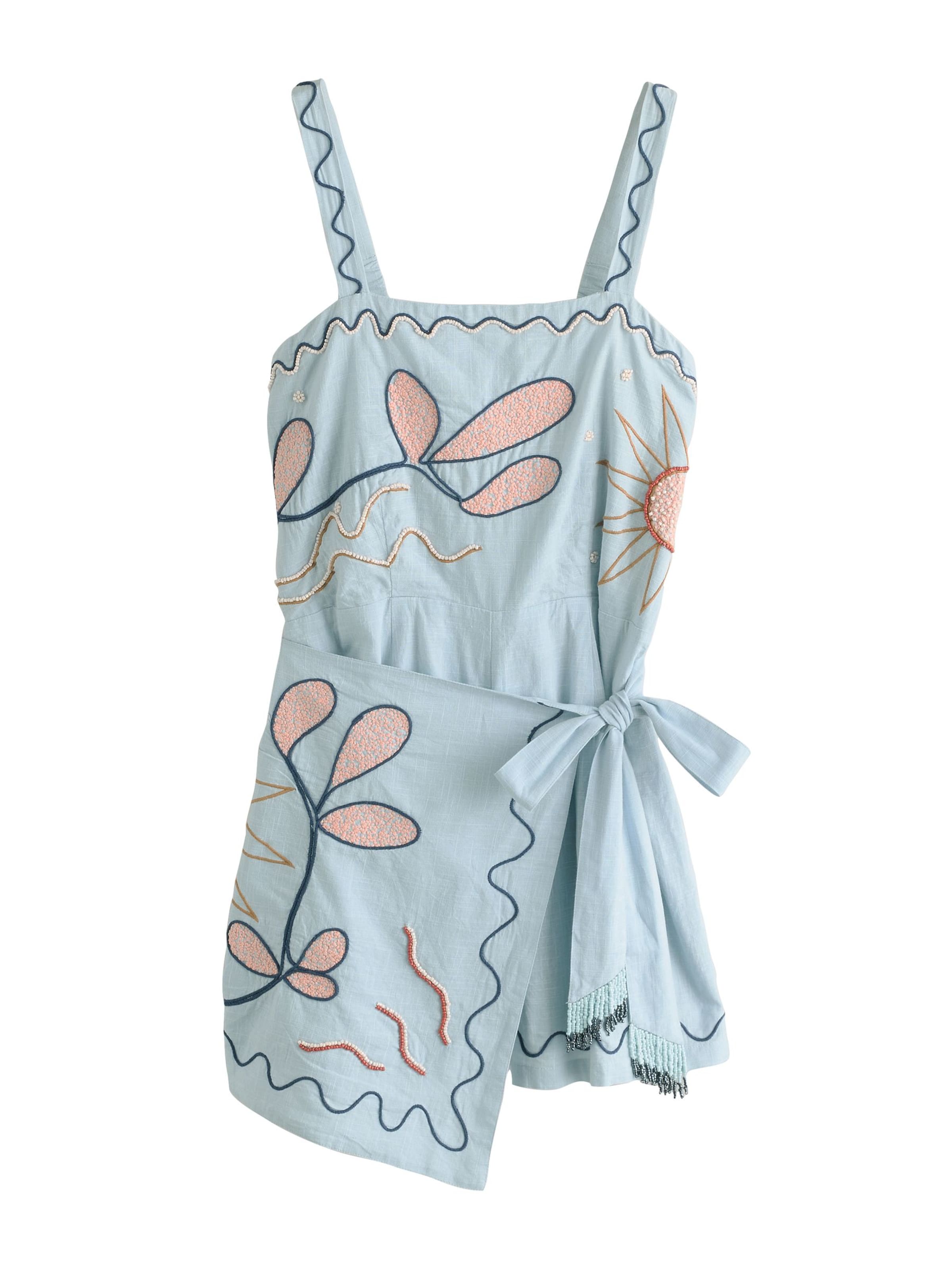 Next Jumpsuit in Blauw: voorkant