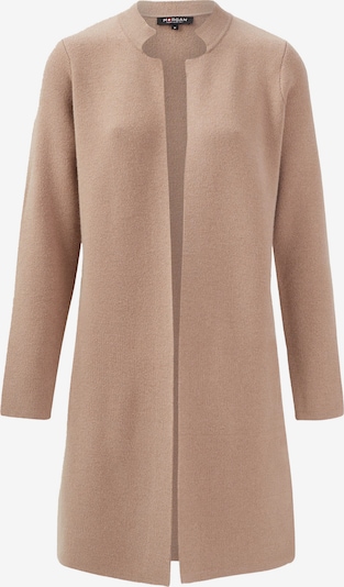 Morgan Gebreid vest in de kleur Camel, Productweergave