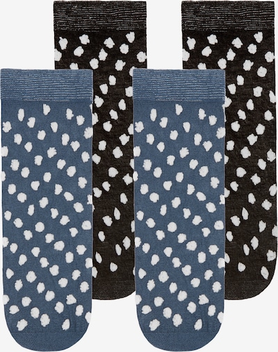 TOO HOT TO HIDE Socken 'Spiffy Selina' in blau / schwarz, Produktansicht