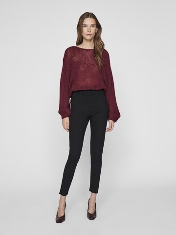 VILA Skinny Leggings 'VIPAN' in Black