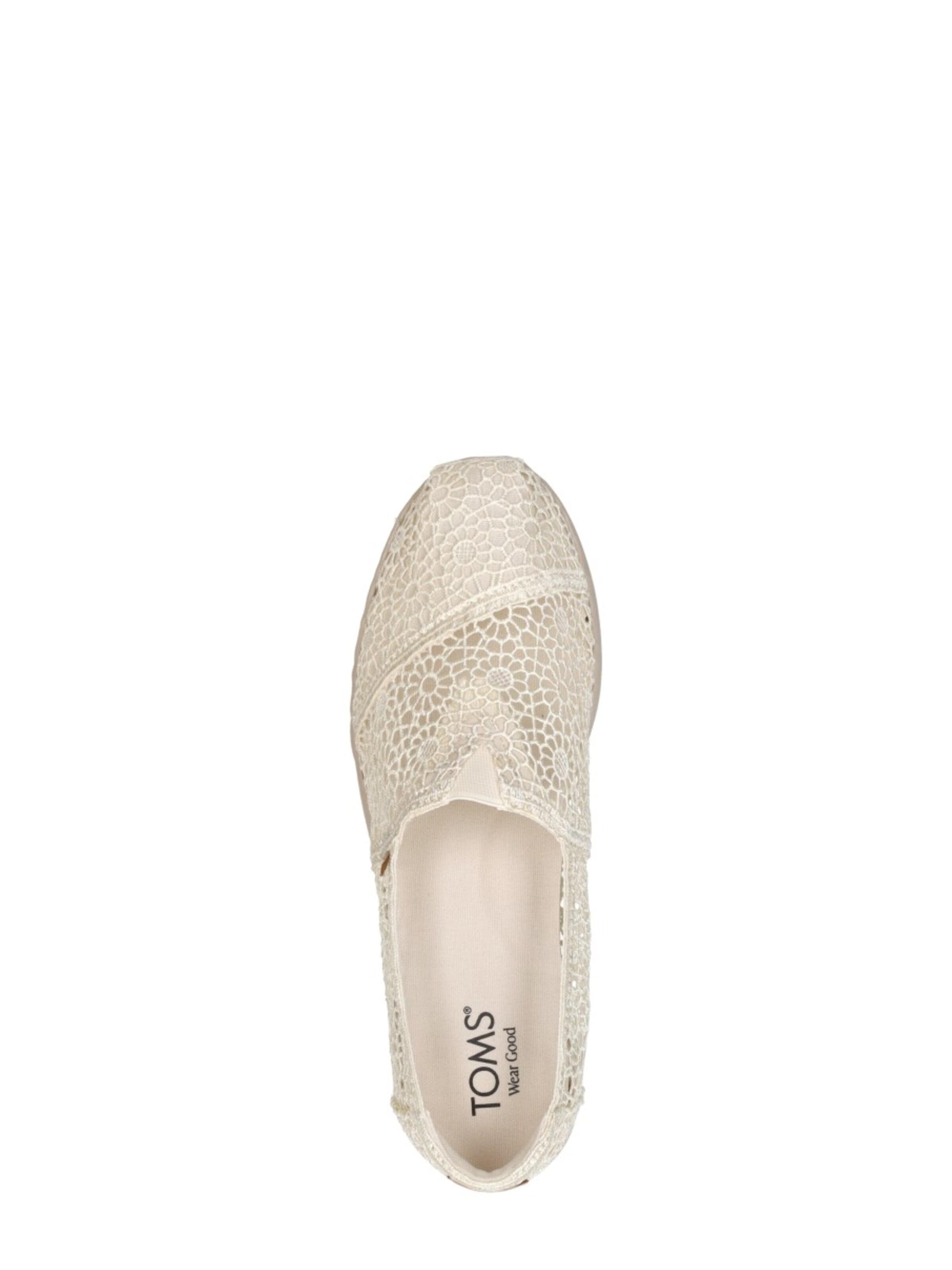 TOMS Classic Flats 'Alpargata Plus' in Beige