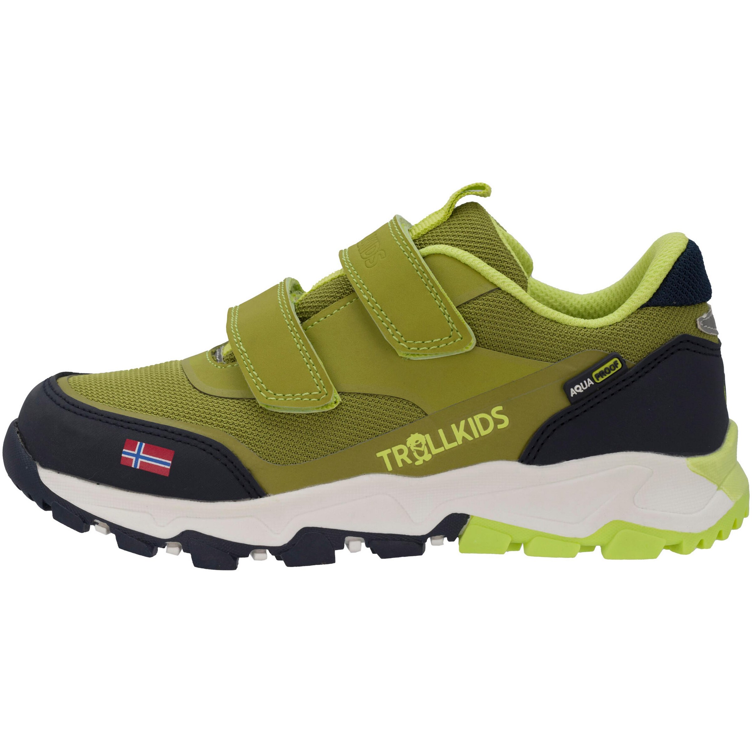 TROLLKIDS Flats 'Preikestolen' in Green: front