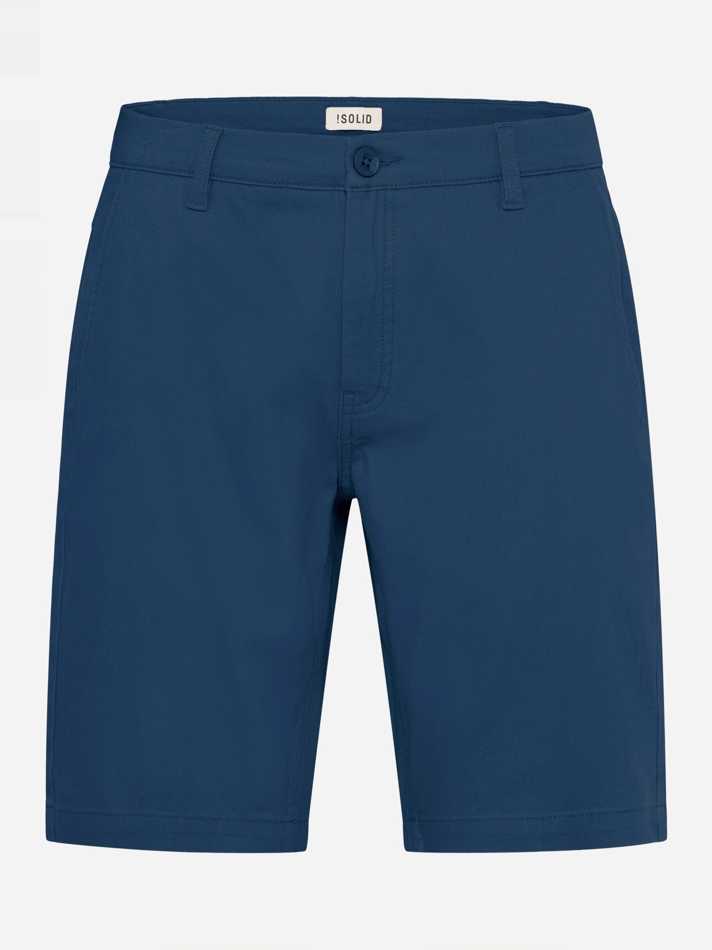 Pantaloni chino ' KARLO ' di !Solid in blu: frontale