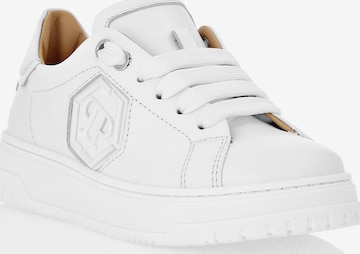 Philipp Plein Sneakers in Wit: voorkant