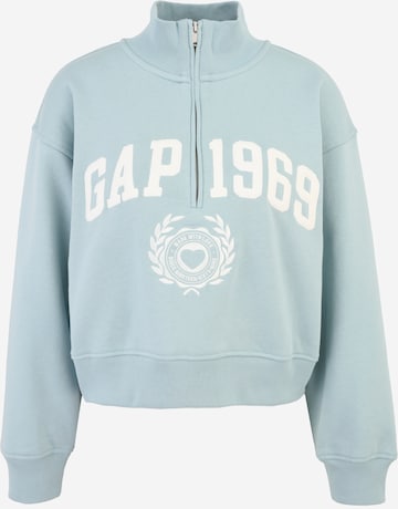Sweat-shirt Gap Petite en bleu : devant
