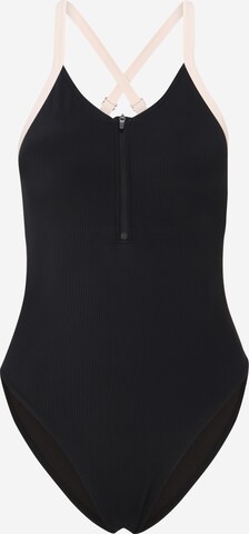 VERO MODA Bralette Swimsuit in Black: front