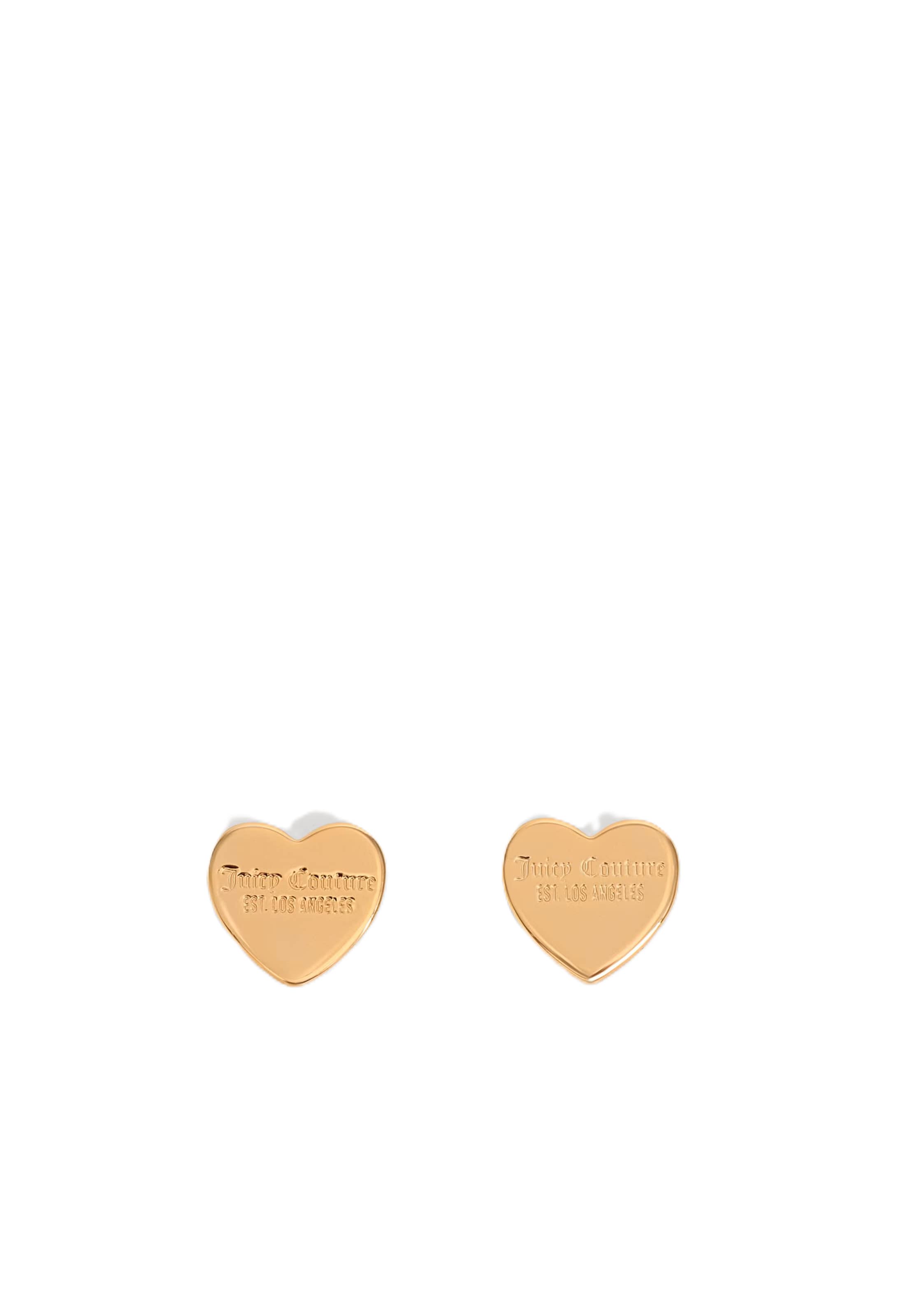 Boucles d'oreilles Juicy Couture en or : devant
