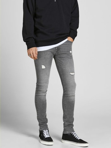 JACK & JONES Jeans 'Iliam' in Grijs: voorkant