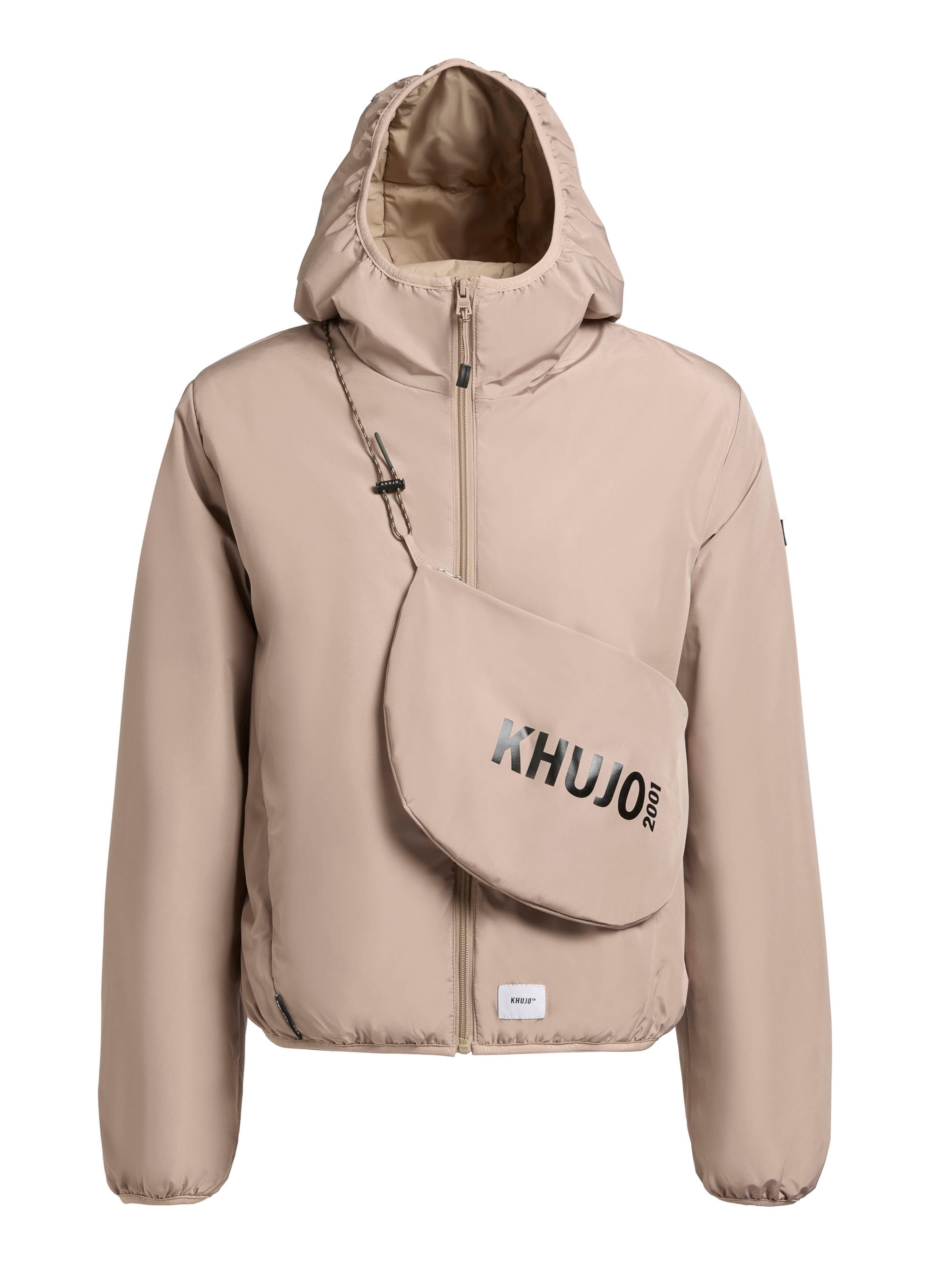 khujo Jacke 'SHELLY' in Beige: Vorderseite
