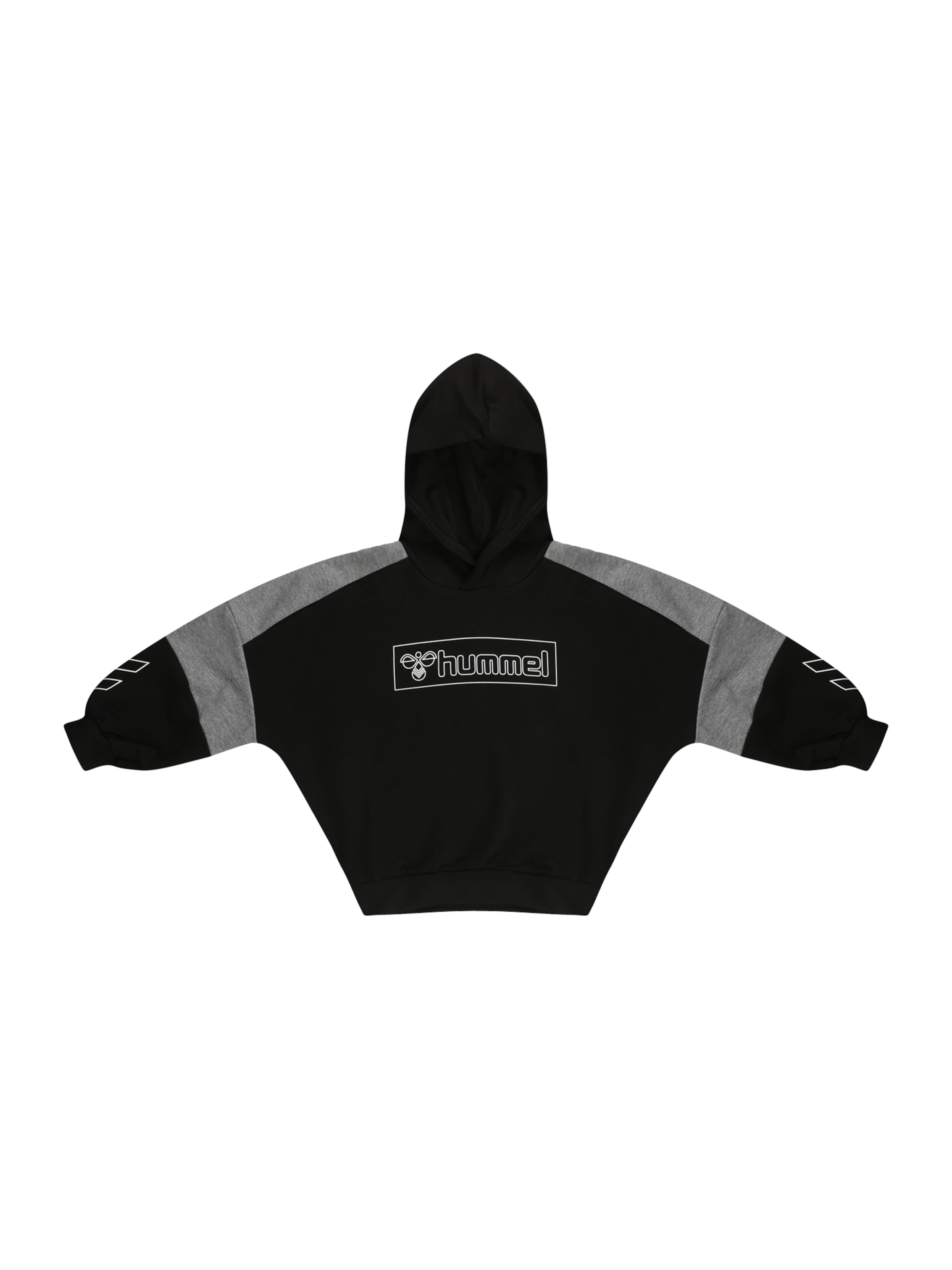 Hummel Sweatshirt 'Boxline' in Schwarz: Vorderseite