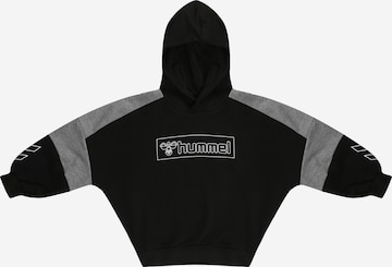 Hummel Sweatshirt 'Boxline' in Schwarz: Vorderseite