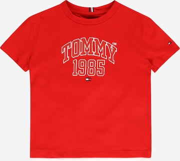 Maglietta di TOMMY HILFIGER in rosso: frontale