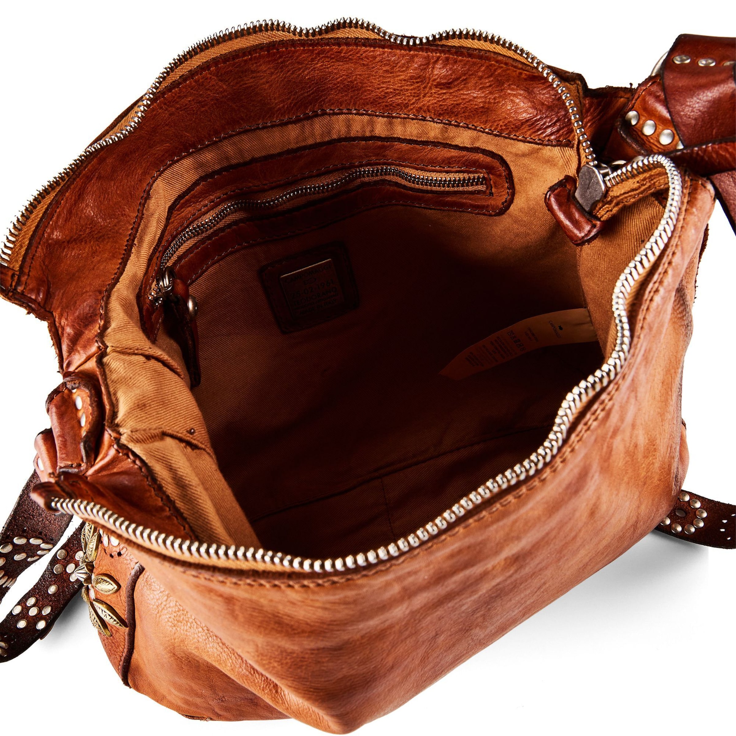 Campomaggi Schoudertas 'Nada' in Bruin