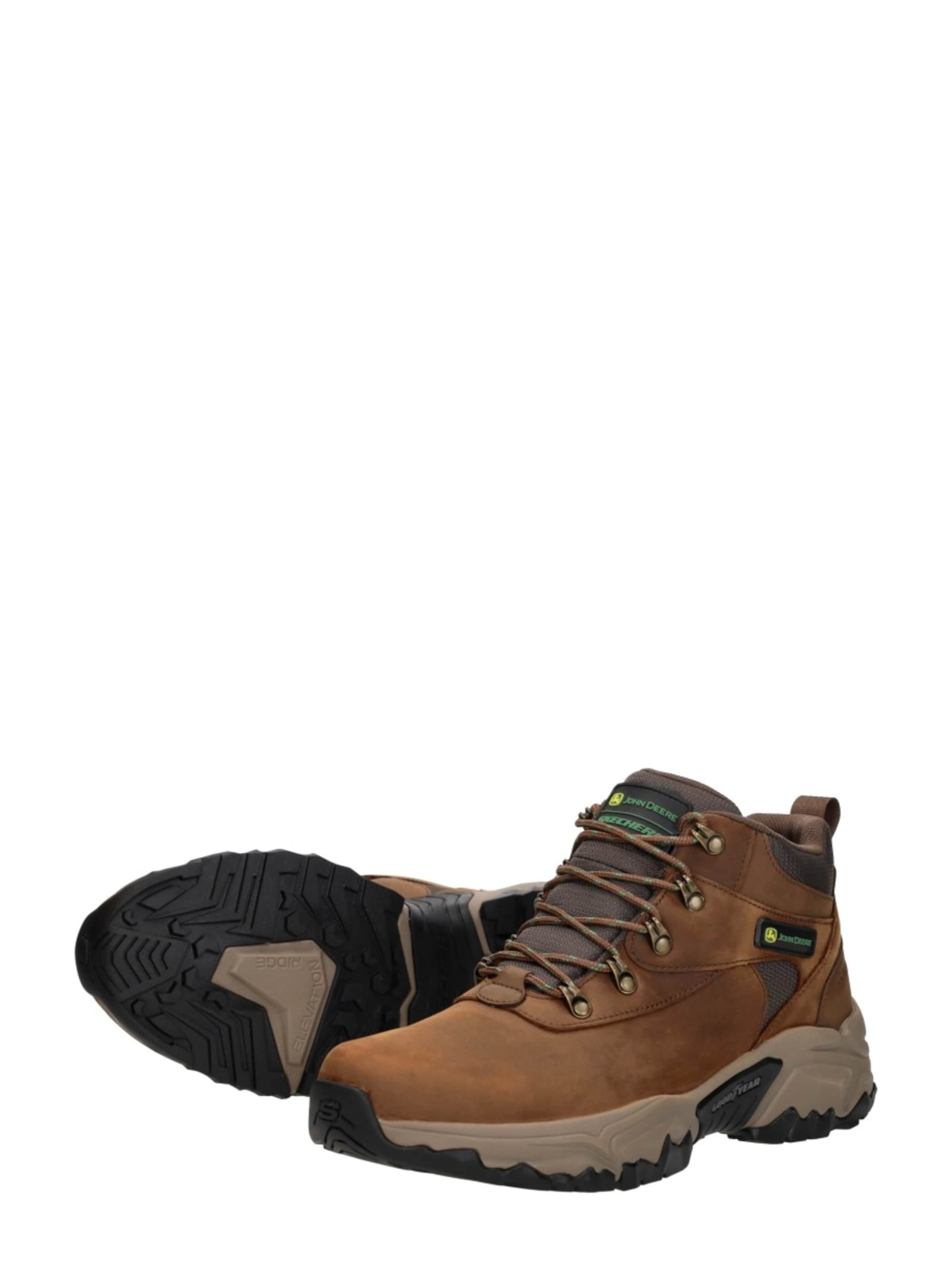 Bottes à lacets 'John Deere: Relaxed Fit' SKECHERS en marron