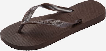 HAVAIANAS Varvastossut 'TIRAS' värissä ruskea: etupuoli