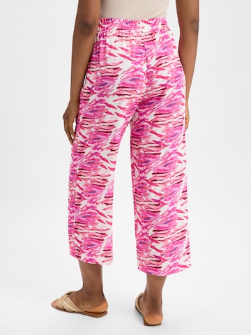 Marie Lund Flared Stoffhose ' ' in Pink