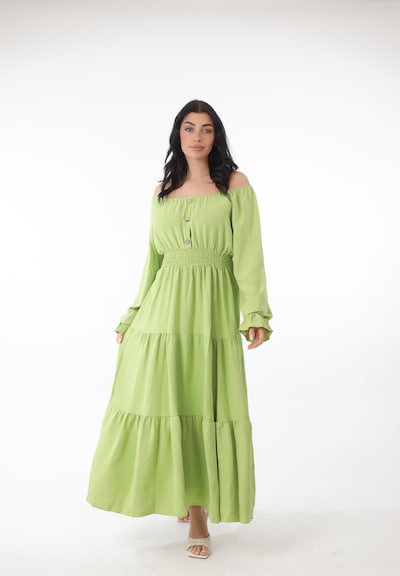 Elara Kleid in 34-42 in grün, Produktansicht