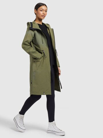 khujo Between-Seasons Coat 'Marnia 2' in Green