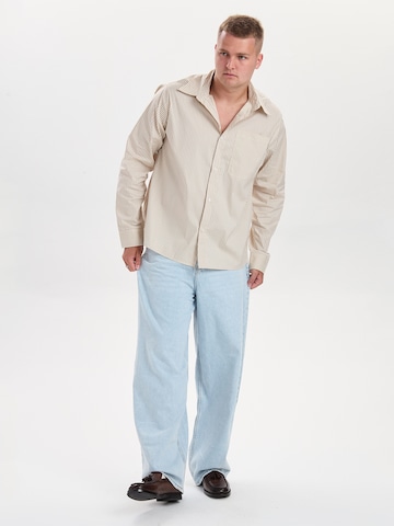 Dxnmxrk - Perna larga Calças de ganga 'DXHarald Wide Fit Jeans Light Blue' em azul: frente